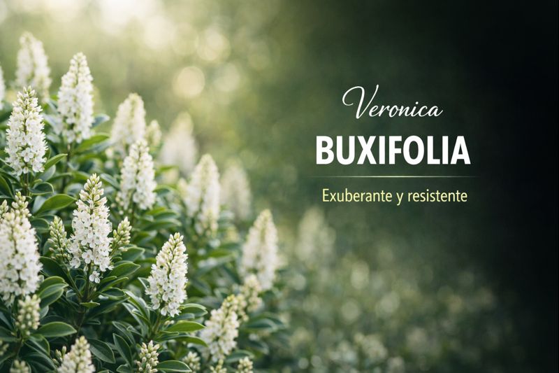 Plantines de Veronica buxifolia, exuberante y resistente