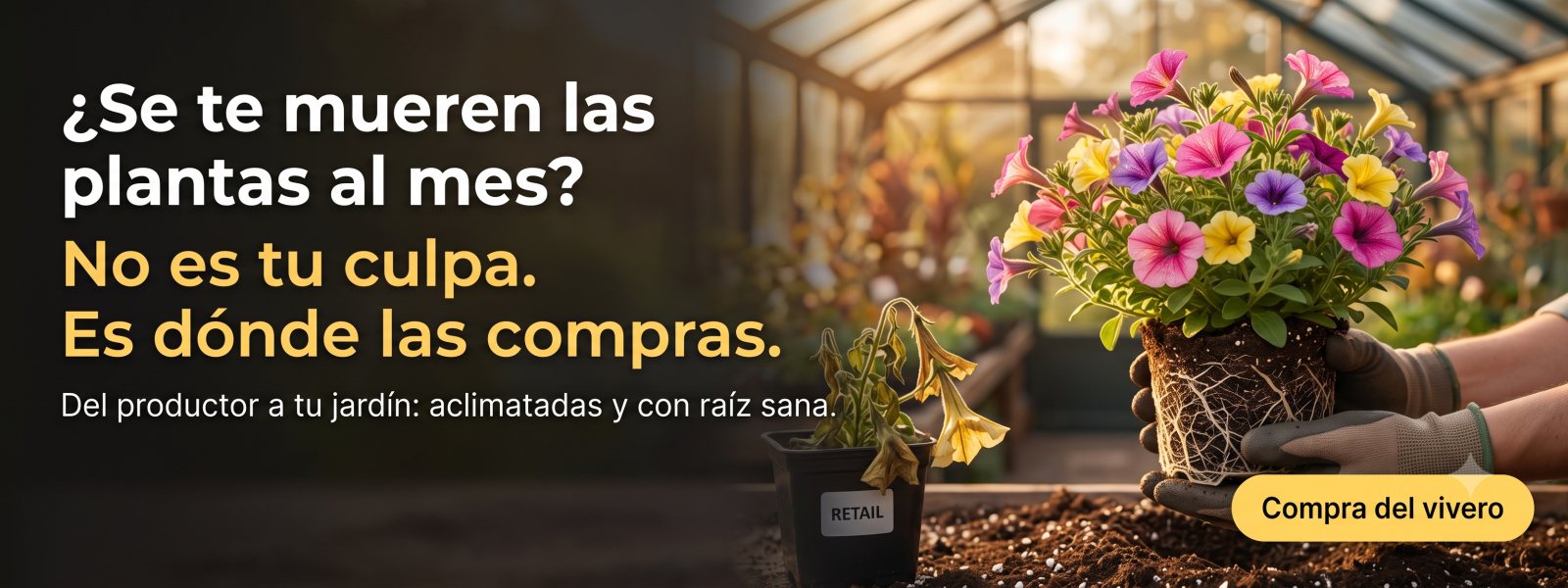 Plantas aclimatadas con raíz sana, directo del vivero productor — Roelplant